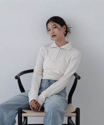 ◆ヘンリースナップボタンカットソー