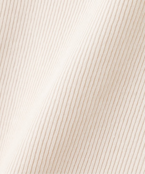 N.（N. Natural Beauty Basic）（エヌエヌナチュラルビューティーベーシック）の「◆ヘンリースナップボタンカットソー（Tシャツ/カットソー・レディース・チャコールグレー/ホワイト・MEDIUM）」の19枚目の写真