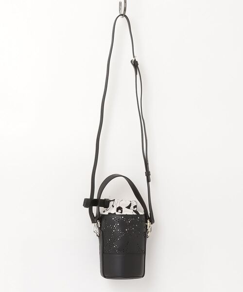 marimekko(マリメッコ)の「Unikko / Imprint Nano Bucket Bag(ショルダーバッグ・レディース・ブラック・FREE)」の6枚目の写真