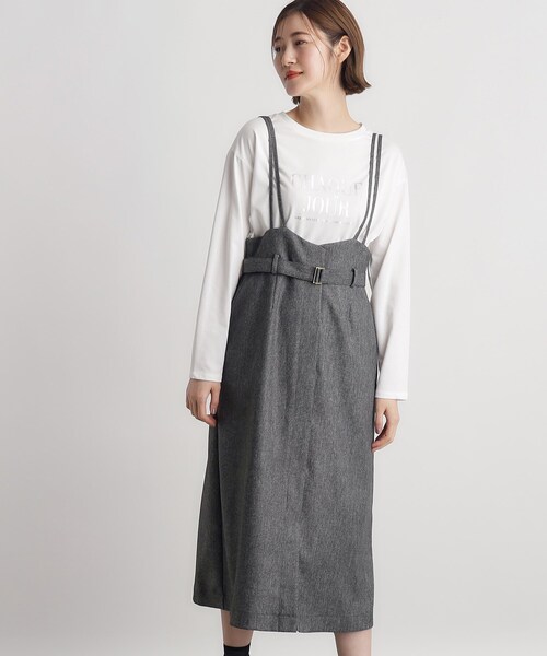 grove（グローブ）の「◆ツイードMIXサス付きスカート（スカート・レディース・ブラウン系その他/グレー系3/ネイビー/ブラック・02/03/01/04/05）」の13枚目の写真