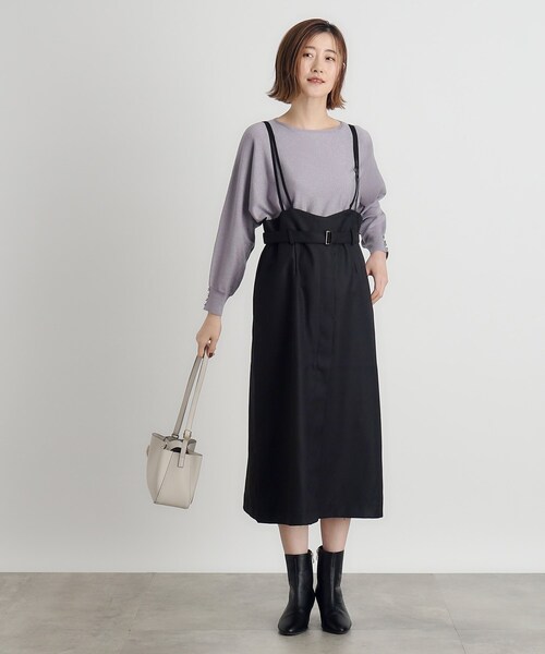 grove（グローブ）の「◆ツイードMIXサス付きスカート（スカート・レディース・ブラウン系その他/グレー系3/ネイビー/ブラック・02/03/01/04/05）」の19枚目の写真