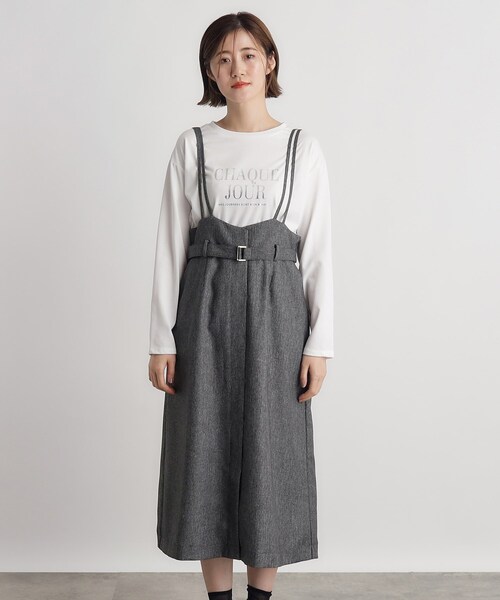 grove（グローブ）の「◆ツイードMIXサス付きスカート（スカート・レディース・ブラウン系その他/グレー系3/ネイビー/ブラック・02/03/01/04/05）」の22枚目の写真