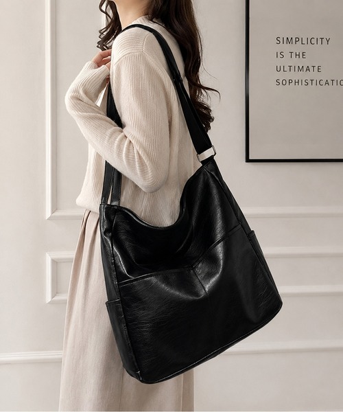 NOLITA LABORATORY(ノリータラボラトリー)の「【 NOLITA / ノリータ 】シンプル ショルダーバッグ(ショルダーバッグ・メンズ・ブラック/ブラウン・FREE)」の1枚目の写真