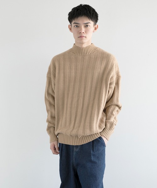 aimoha(アイモハ)の「aimoha men Soft Texture high-necked Knit Sweater(ニット/セーター・メンズ・ダークグレー/ベージュ/ブラック・MEDIUM/LARGE/X-LARGE/XX-LARGE/XXX-LARGE)」の16枚目の写真