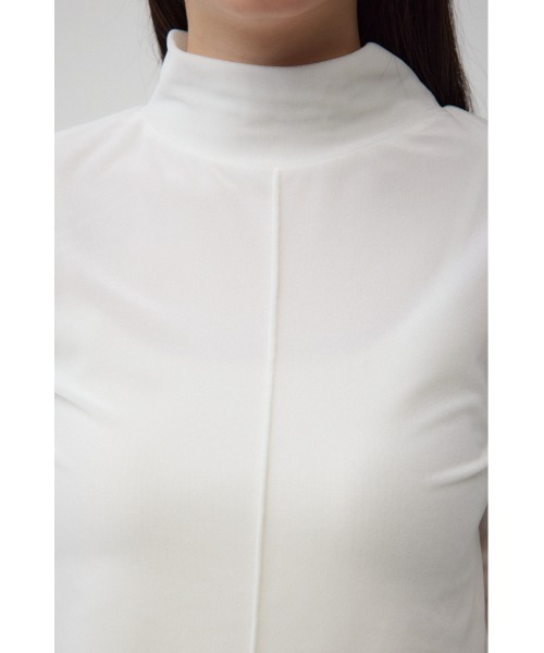 AZUL by moussy（アズールバイマウジー）の「ベロアカットトップス（Tシャツ/カットソー・レディース・ダークグリーン/ブラック/アイボリー・FREE）」の10枚目の写真