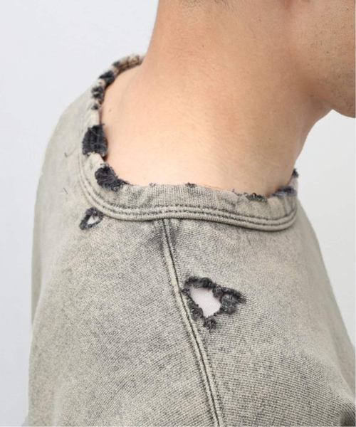 JOURNAL STANDARD J.S HOMESTEAD（ジャーナルスタンダードホームステッド）の「J.S.Homestead / パシフィックウラケダメージ（スウェット・メンズ・ライトグレー/カーキ/ブラック/ブラウン・MEDIUM/X-LARGE/LARGE）」の14枚目の写真