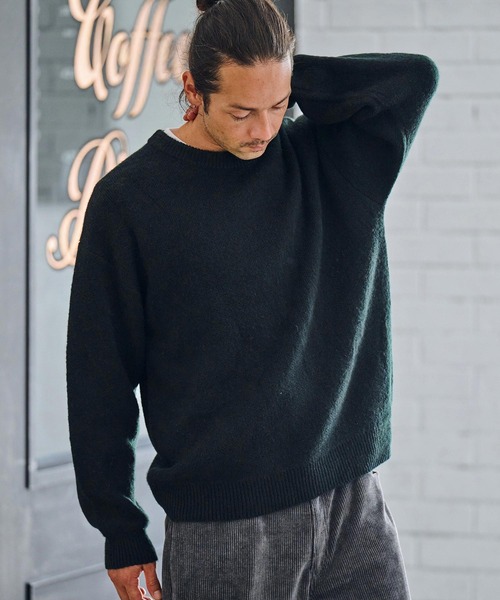 mn3018- アクリル起毛CNセーター（ニット/セーター）｜CAMBIO