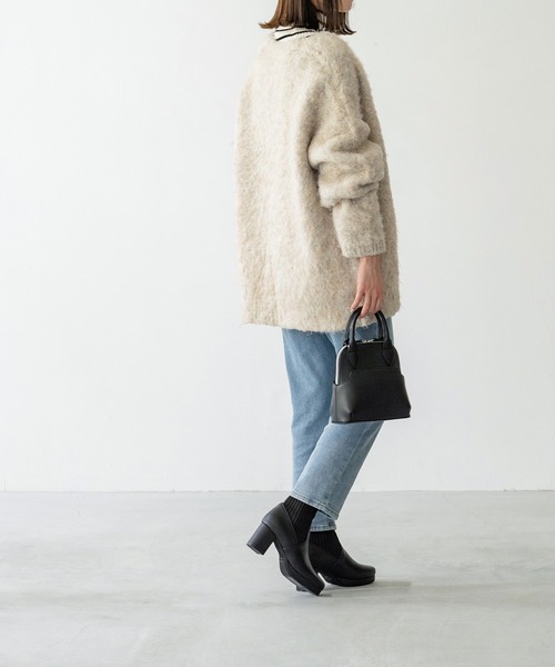 menue(メヌエ)の「プラットフォーム リブニットソックスブーツ(ブーツ・レディース・シルバー/ブラック・S/SS/3L/LL/L/M)」の13枚目の写真