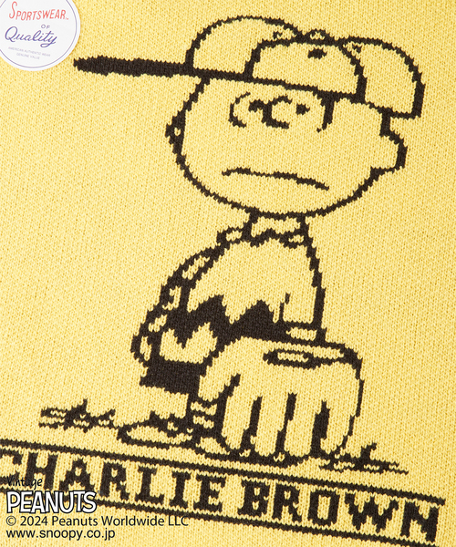 journal standard Furniture （ジャーナルスタンダードファニチャー）の「【PEANUTS×SPORTS WEAR by JSF】別注 KNIT CUSHION クッションカバー（クッション/クッションカバー・レディース・グリーン/イエロー/オレンジ/ブルー・FREE）」の11枚目の写真