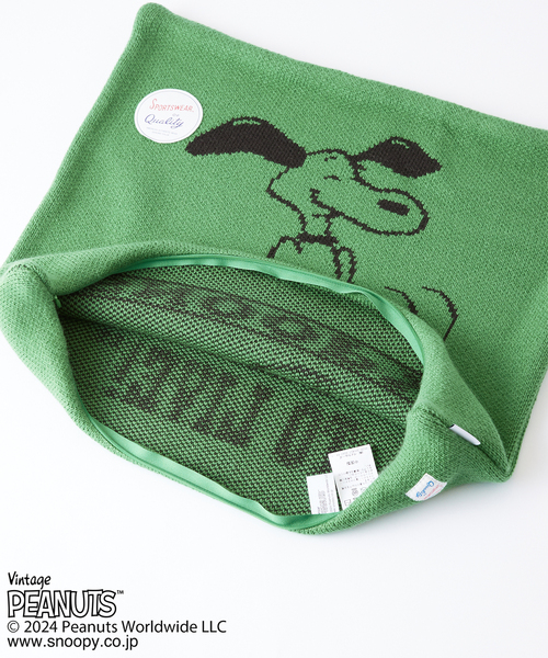 journal standard Furniture （ジャーナルスタンダードファニチャー）の「【PEANUTS×SPORTS WEAR by JSF】別注 KNIT CUSHION クッションカバー（クッション/クッションカバー・レディース・グリーン/イエロー/オレンジ/ブルー・FREE）」の18枚目の写真