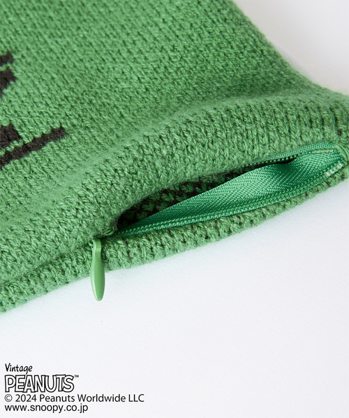 journal standard Furniture （ジャーナルスタンダードファニチャー）の「【PEANUTS×SPORTS WEAR by JSF】別注 KNIT CUSHION クッションカバー（クッション/クッションカバー・レディース・グリーン/イエロー/オレンジ/ブルー・FREE）」の19枚目の写真