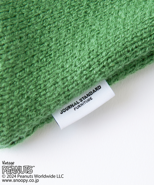 journal standard Furniture （ジャーナルスタンダードファニチャー）の「【PEANUTS×SPORTS WEAR by JSF】別注 KNIT CUSHION クッションカバー（クッション/クッションカバー・レディース・グリーン/イエロー/オレンジ/ブルー・FREE）」の20枚目の写真