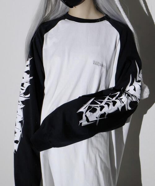 Whinny（ホワイニー）の「Whinny/イナズマダイナマイト（Tシャツ/カットソー・レディース・スミクロ/ホワイト/ブラック・FREE）」の7枚目の写真