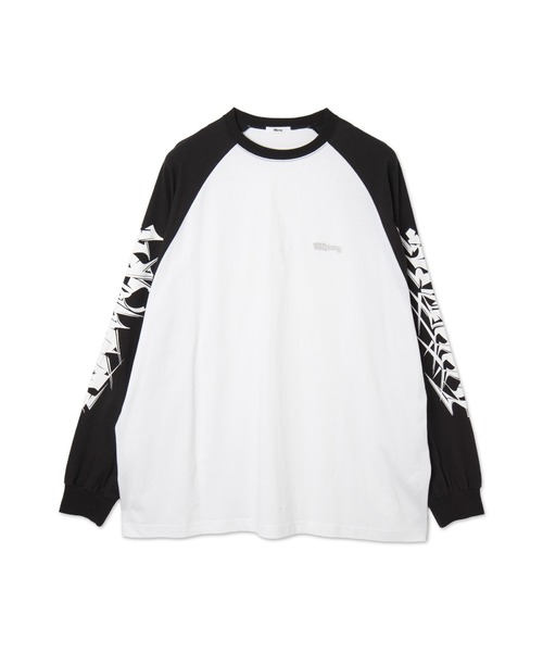 Whinny（ホワイニー）の「Whinny/イナズマダイナマイト（Tシャツ/カットソー・レディース・スミクロ/ホワイト/ブラック・FREE）」の15枚目の写真