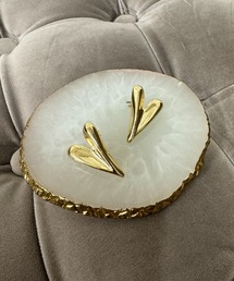 LIPSERVICE | ニュアンスハートピアス(ピアス（両耳用）)