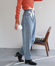 sakishimatokyo | タック入りコクーンデニムパンツ/ジーパン/クロップド(デニムパンツ)