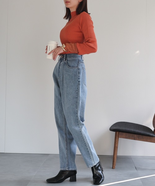 model：162cm 着用サイズ：L