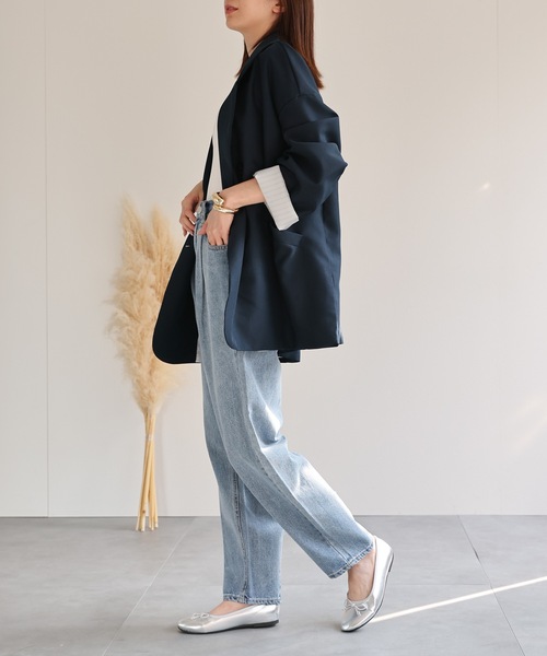 model：162cm 着用サイズ：L