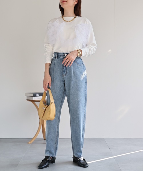 model：162cm 着用サイズ：L