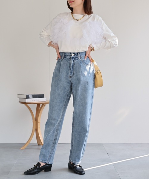 model：162cm 着用サイズ：L