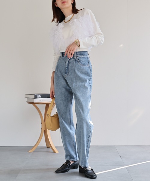 model：162cm 着用サイズ：L