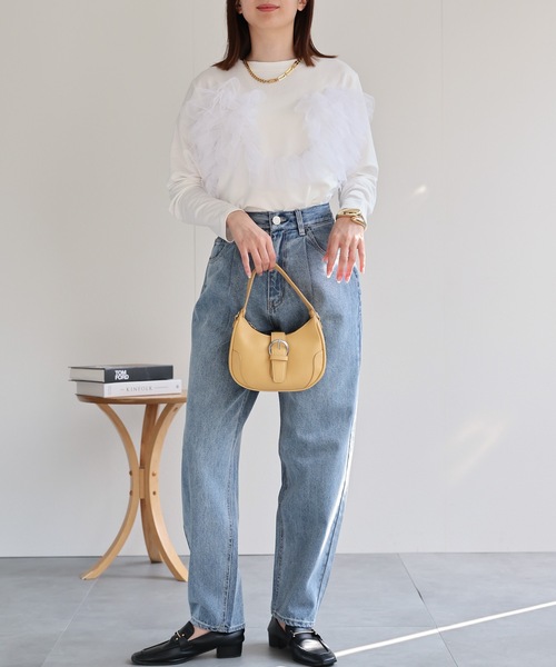 model：162cm 着用サイズ：L