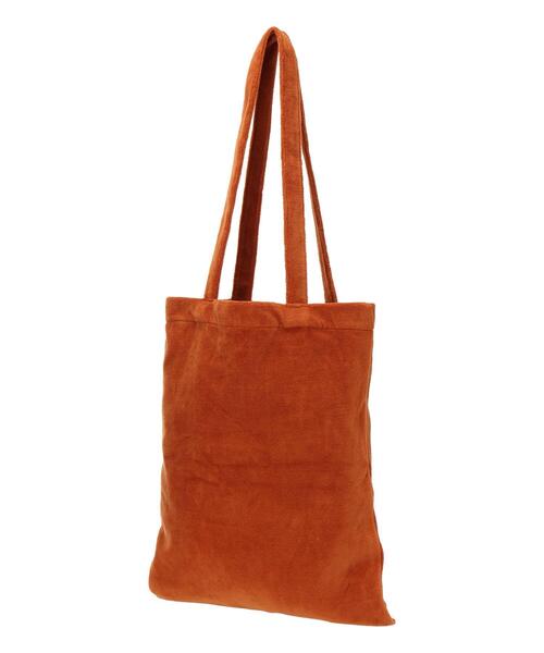 Samansa Mos2(サマンサ モスモス)の「ベロア植物図鑑柄刺繍トートバッグ(ハンドバッグ・レディース・オレンジ/ベージュ/チャコールグレー・F)」の14枚目の写真