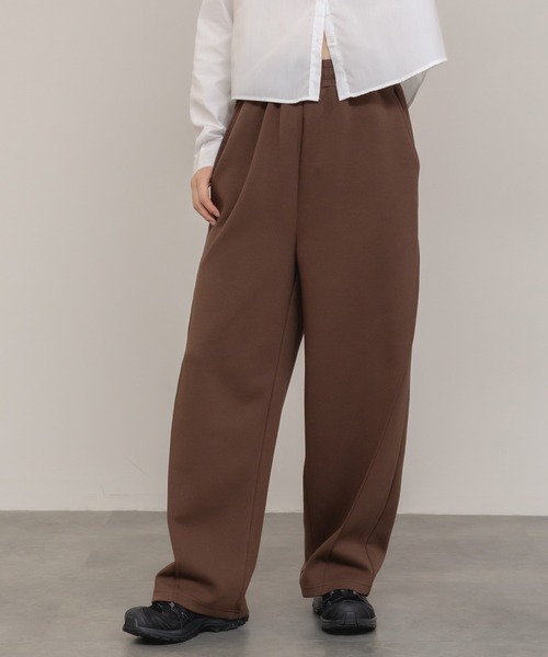 HEILIS(ヘイリス)の「【定番人気!HIT ITEM!】【original】【サイズ展開あり】ワイドカーブスウェットパンツ / セットアップ対応 サイズ展開 M L イージーパンツ 高身長 低身長 韓国 モード ノームコア シティガール 韓国 カーブパンツ ブラック グレー アイボリー 春服 夏服 秋服 冬服 スエット(スウェットパンツ・レディース・ブラック/グレー/アイボリー/ブラウン・M/L)」の22枚目の写真