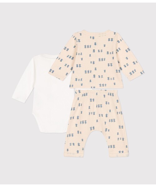 セール】スウェット3点セット（ロンパース）｜PETIT BATEAU