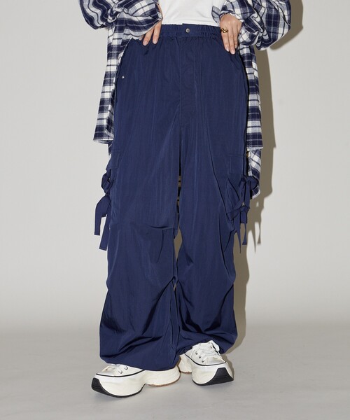 PUBLUX（パブリュクス）の「PUBLUX/パブリュクス ヴィンテージライク デザイン ナイロンスノーパンツ　限定展開（その他パンツ・レディース・ナチュラル/オリーブ/ネイビー・ﾌﾘ-）」の15枚目の写真