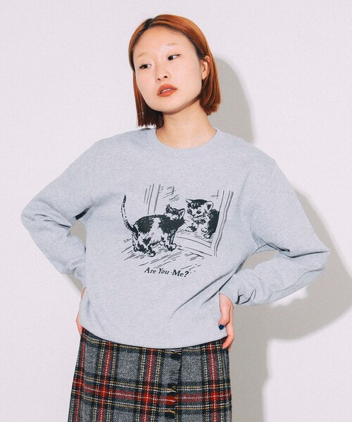 BEAMS T（ビームスティー）の「BEAMS / Are You Me? Crewneck Sweat（スウェット・メンズ・グレー/ネイビー・S/L/XL/M）」の17枚目の写真
