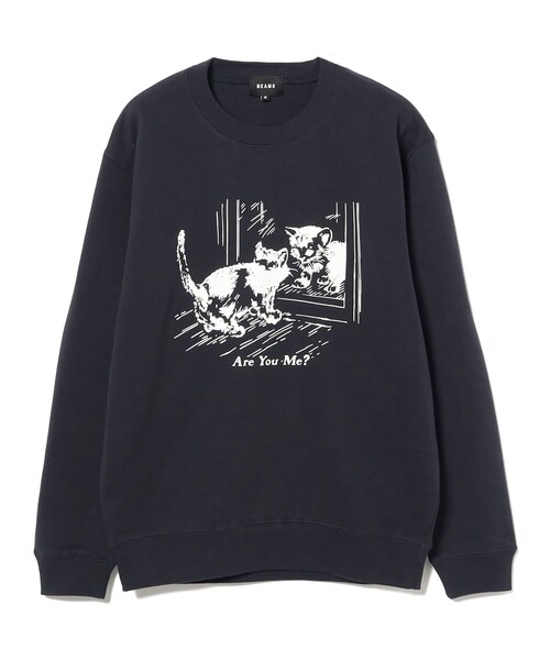 BEAMS T（ビームスティー）の「BEAMS / Are You Me? Crewneck Sweat（スウェット・メンズ・グレー/ネイビー・S/L/XL/M）」の7枚目の写真