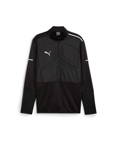 PUMA（プーマ）の「PUMA プーマ メンズ サッカー INDIVIDUAL ウィンタライズド 1/4 トップ（Tシャツ/カットソー・メンズ・ブラック/グレー系その他・XX-LARGE/LARGE/SMALL/X-LARGE/MEDIUM）」の7枚目の写真