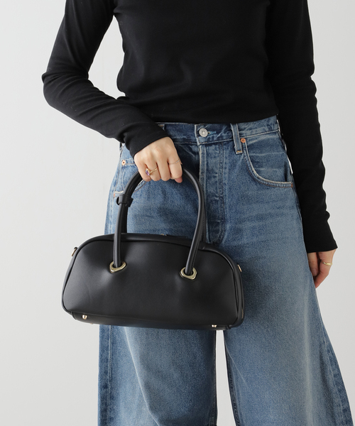 LE TALON(ルタロン)の「LE VERNIS/ル・ベルニ Eyelet wide boston(ボストンバッグ・レディース・アイボリー/ブラック・FREE)」の17枚目の写真