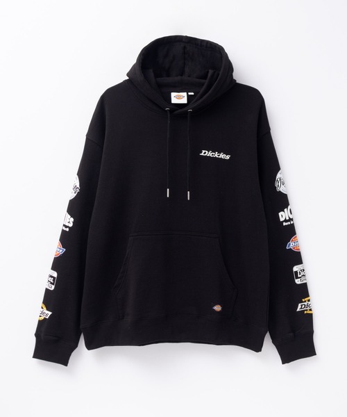 Dickies(ディッキーズ)の「裏毛袖ロゴプルパーカー(パーカー・メンズ・アッシュグレー/ブラック・XXL/XL/L/M)」の4枚目の写真