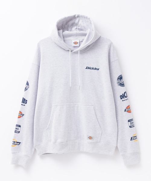 Dickies(ディッキーズ)の「裏毛袖ロゴプルパーカー(パーカー・メンズ・アッシュグレー/ブラック・XXL/XL/L/M)」の6枚目の写真