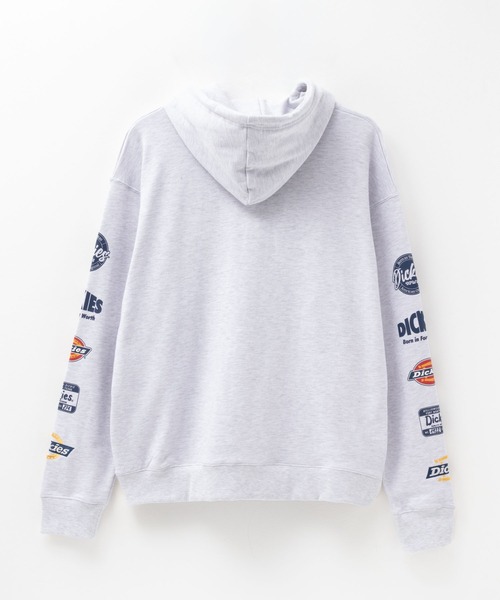 Dickies(ディッキーズ)の「裏毛袖ロゴプルパーカー(パーカー・メンズ・アッシュグレー/ブラック・XXL/XL/L/M)」の7枚目の写真