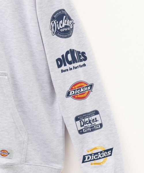 Dickies(ディッキーズ)の「裏毛袖ロゴプルパーカー(パーカー・メンズ・アッシュグレー/ブラック・XXL/XL/L/M)」の8枚目の写真