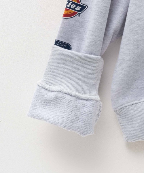 Dickies(ディッキーズ)の「裏毛袖ロゴプルパーカー(パーカー・メンズ・アッシュグレー/ブラック・XXL/XL/L/M)」の9枚目の写真