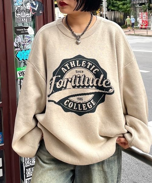 【セール】PBLIM/2WAYロゴニット（ニット/セーター）｜PBLIM（ページボーイリム）