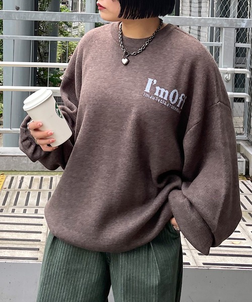 【セール】PBLIM/2WAYロゴニット（ニット/セーター）｜PBLIM（ページボーイリム）