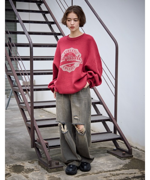 【セール】PBLIM/2WAYロゴニット（ニット/セーター）｜PBLIM（ページボーイリム）