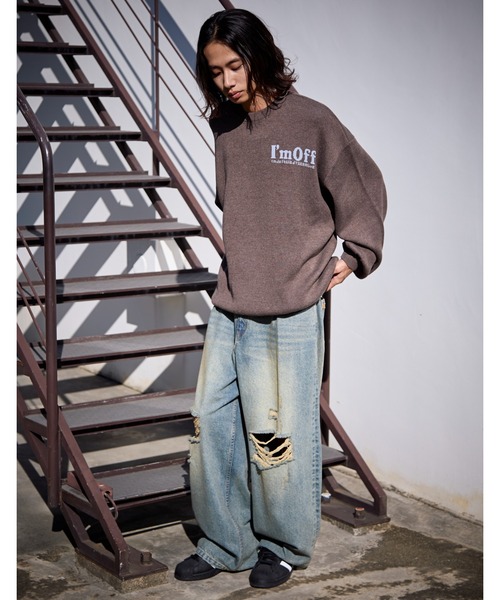 【セール】PBLIM/2WAYロゴニット（ニット/セーター）｜PBLIM（ページボーイリム）