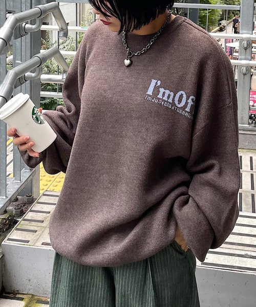 【セール】PBLIM/2WAYロゴニット（ニット/セーター）｜PBLIM（ページボーイリム）