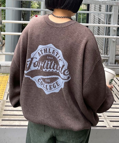 【セール】PBLIM/2WAYロゴニット（ニット/セーター）｜PBLIM（ページボーイリム）