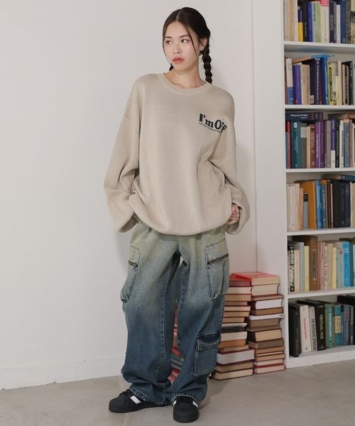 【セール】PBLIM/2WAYロゴニット（ニット/セーター）｜PBLIM（ページボーイリム）