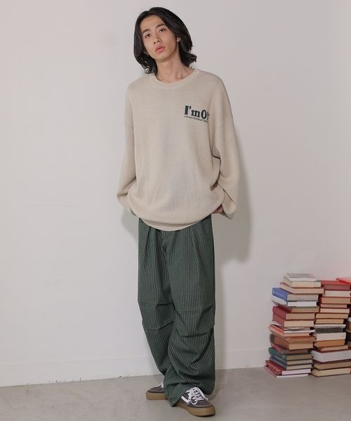 【セール】PBLIM/2WAYロゴニット（ニット/セーター）｜PBLIM（ページボーイリム）