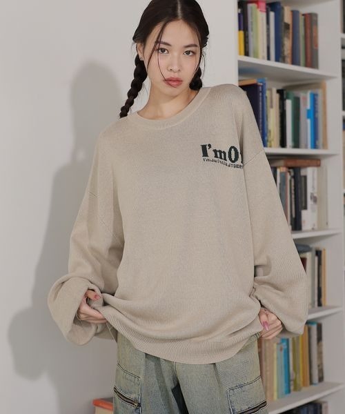 【セール】PBLIM/2WAYロゴニット（ニット/セーター）｜PBLIM（ページボーイリム）