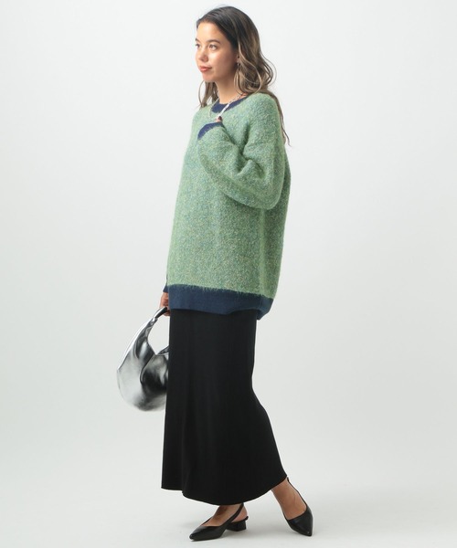 セール】ミックスヤーンバイカラーニット（ニット/セーター）｜BAYFLOW