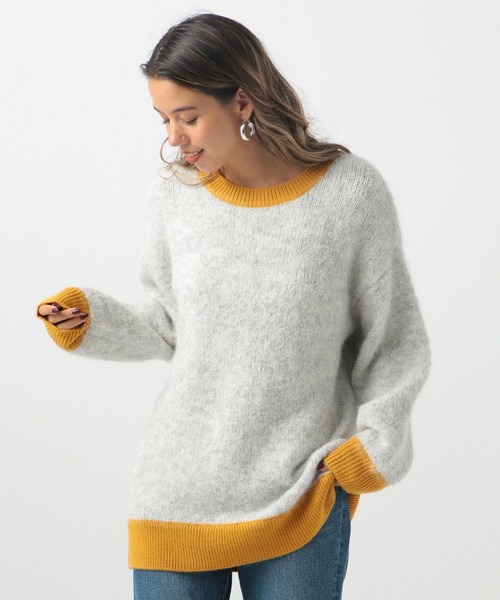 セール】ミックスヤーンバイカラーニット（ニット/セーター）｜BAYFLOW